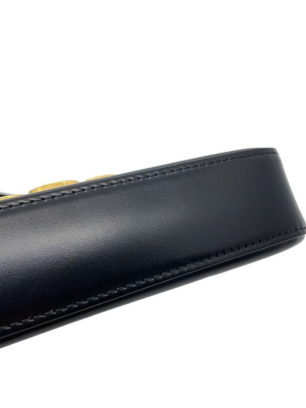 Celine Shoulder Bag Triomphe Calf Leather Black - Picture 7 of 10